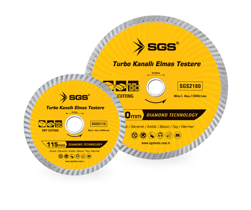 TURBO KANALLI ELMAS TESTERE (115MM)